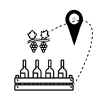 End-to-end traceability
from  vineyard to shelf